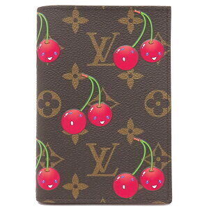 Louis Vuitton Couverture Passport NM Monogram Cherry Red Canvas Cover